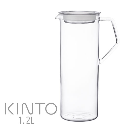 KINTO CAST ウォータージャグ 1.2L キント ウォーターピッチャー ウォーターカラフェ ピッチャー 耐熱ガラス 食器洗い機 電子レンジ ウォーター ジャグ 水筒 冷水筒 キッチン雑貨 台所 キッチン ギフト プレゼント お洒落 可愛い ZST007050