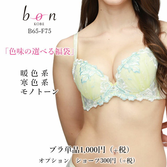 3/4罩杯胸罩 - 色味の選べる福袋