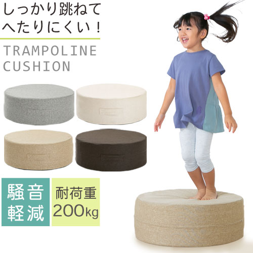 トランポリンクッション クッションスツール 家庭用トランポリン カバー付 円形 約 55×55 跳んで エクササイズ グレー/アイボリー/ベージュ/ブラウン インテリア家具と雑貨 L ikea i ETC001618のサムネイル