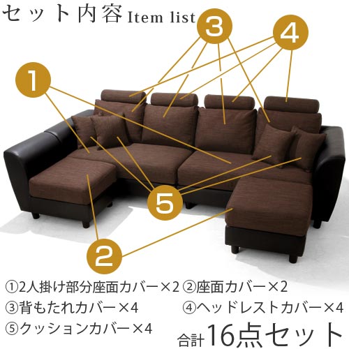 ソファー カバー ソファーベッドカバー 四人が...の紹介画像3