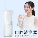 ブラックフライデーSALE【期間限定5%OFF+2倍ポイント】ジェットウォッシャー 口腔洗浄器 ウォーターフロッサー 超音波水流 カプセル式 防水 電動 ポータ...
