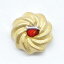 【ピアス】K22クッキー「レッドチェリー・赤」片耳販売軸太1ミリ金属アレルギー対応