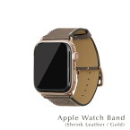 【BONAVENTURA公式】Apple Watch レザーバンド (アダプター：ゴールド) 【38mm/40mm/41mm/42mm/44mm/45mm/49mm 対応】シュリンクレザー 本革 レザー 高級 ブランド BONAVENTURA ボナベンチュラ T40SRG T40LRG T44LRG