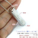 遺骨ペンダント 完全防水 メモリアル『遺骨ペンダント ウィズ チタン』<全面刻印 (表面+裏面+天面+底面)お手入れクロス付き>【手元供養品 防錆 ノンアレルギ...