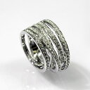 XtXL[(Swarovski) ANZT[ Spiral Ring 58 #swv1156306