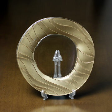 ナハトマン(Nachtmann) サハラ 22cmプレート(ゴールド) No85219#nhm006707のサムネイル