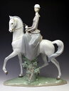 リヤドロ（Lladro リアドロ 陶器人形 置物） 乙女 白い馬の少女 ldr-4516
