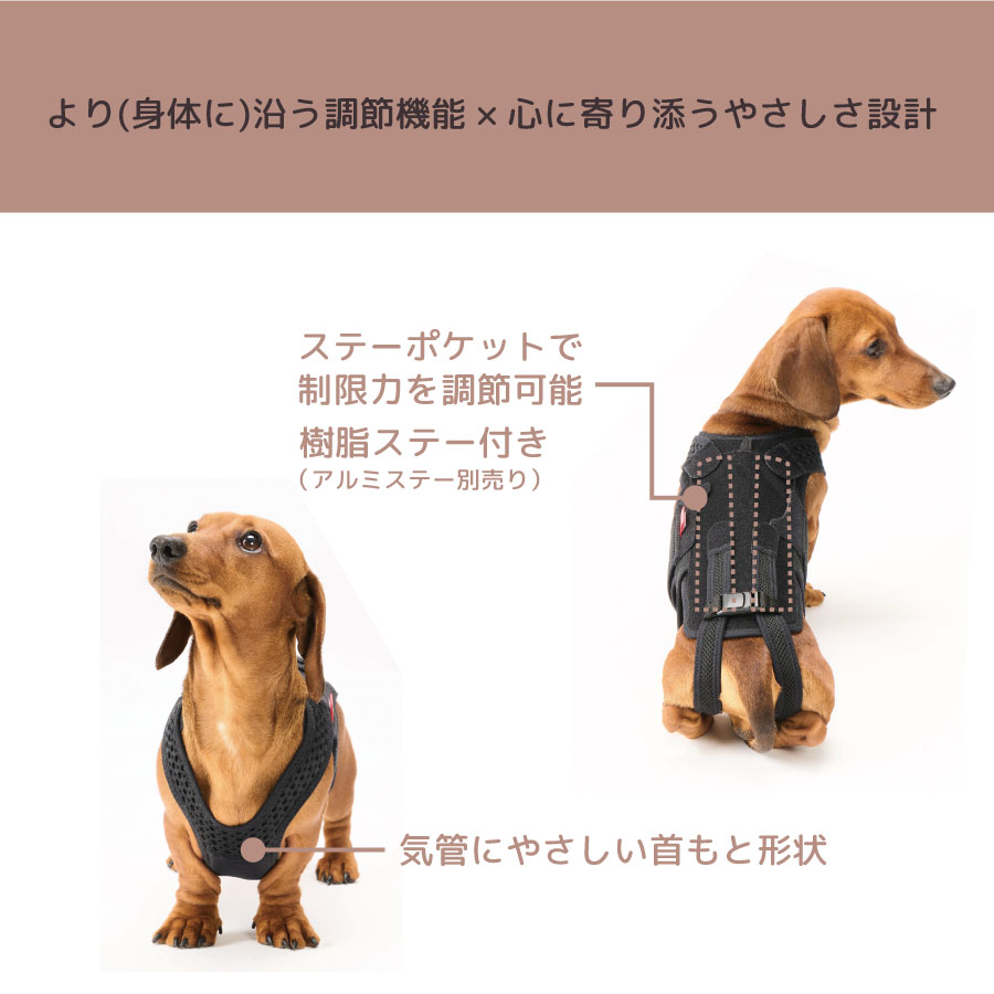 腰をサポートしたい胴長ワンちゃんに 即納送料無料 Anifull わんコルwithブラック 犬用 コルセット ヘルニア事故 椎間板 骨折 歩行補助 コルセット Mサイズ 中型犬用