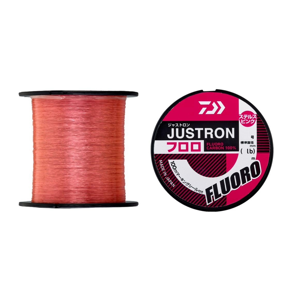 ダイワ(DAIWA) フロロカーボンライン ジャストロン フロロ ステルスピンク 5-240
