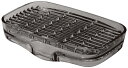 ライクイット(like-it) ソープディッシュ 水切りトレー シンクキャディ約幅14.3x奥8.8x高3.3cm グレー 日本製 石鹸置き(3)