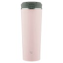 象印 水筒 400ml 【持ち運べるタンブラー】洗いやすい シームレスせん 洗う点数2点 保温・保冷 キャリータンブラー ヴィンテージローズ SX-KA40-PM(3)