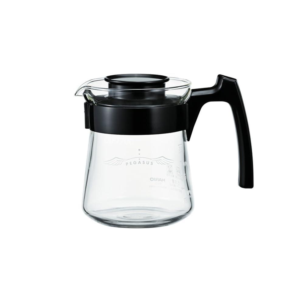 HARIO(ハリオ) ペガサス サーバー 300 電子レンジ対応 300ml 1~2杯用 ブラック 日本製 PES-01-B