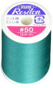 FUJIX フジックス レジロン ニット ・ 伸縮性 布地 専用 ミシン糸 300m 太さ 50番 col.139 グリーン系