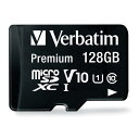 Verbatim バーベイタム 128GB UHS-I microSDXCカード フルHD 高速ビデオ SDアダプター付く(最大読出スピード:300X - 45...