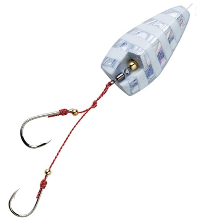 ハヤブサ(Hayabusa) 無双真鯛 貫撃遊動テンヤ 20号 No.07 ケイムラゼブラグロー SE105