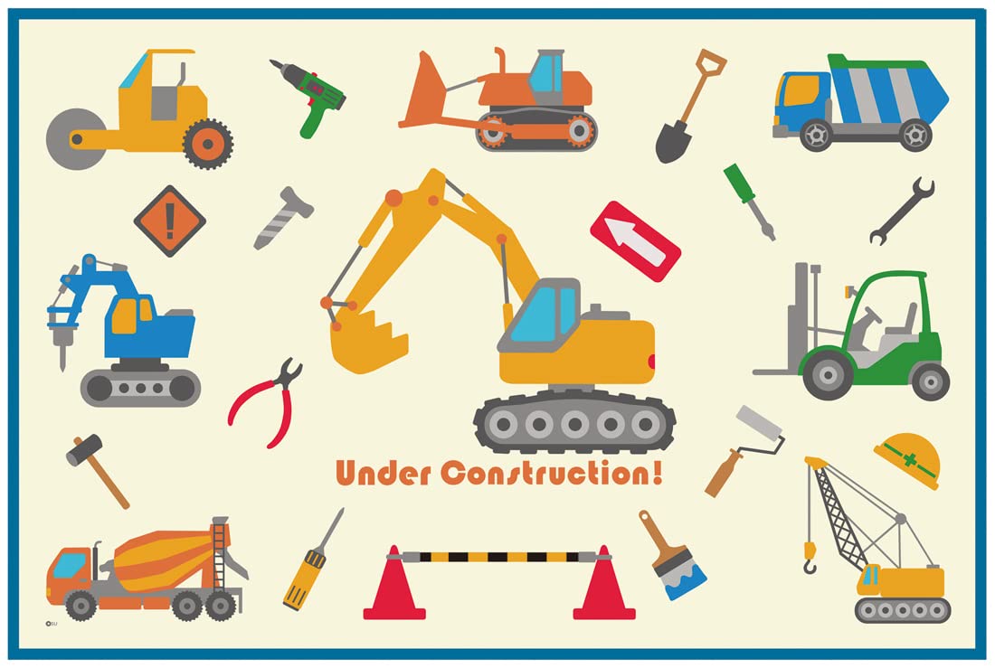 スケーター(Skater) 子供用 レジャー シート 一人用 Sサイズ 遠足 60×90cm はたらくクルマ VS1-A