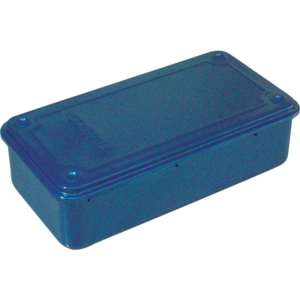 トラスコ中山(TRUSCO) トランク型工具箱 ブルー 203×109×56mm T-190