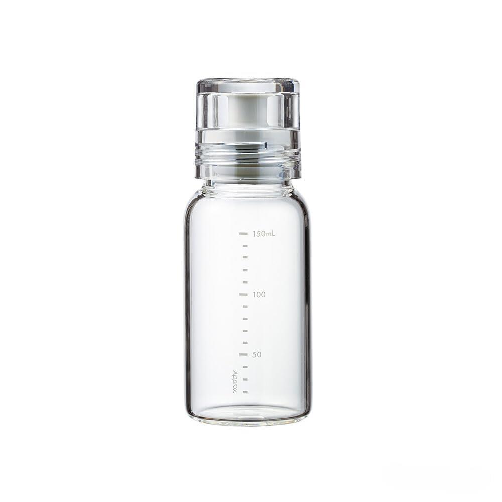 HARIO(ハリオ) ドレッシングボトルスリム 150ml 熱湯使用可能 ペールグレー DBSN-150-PGR