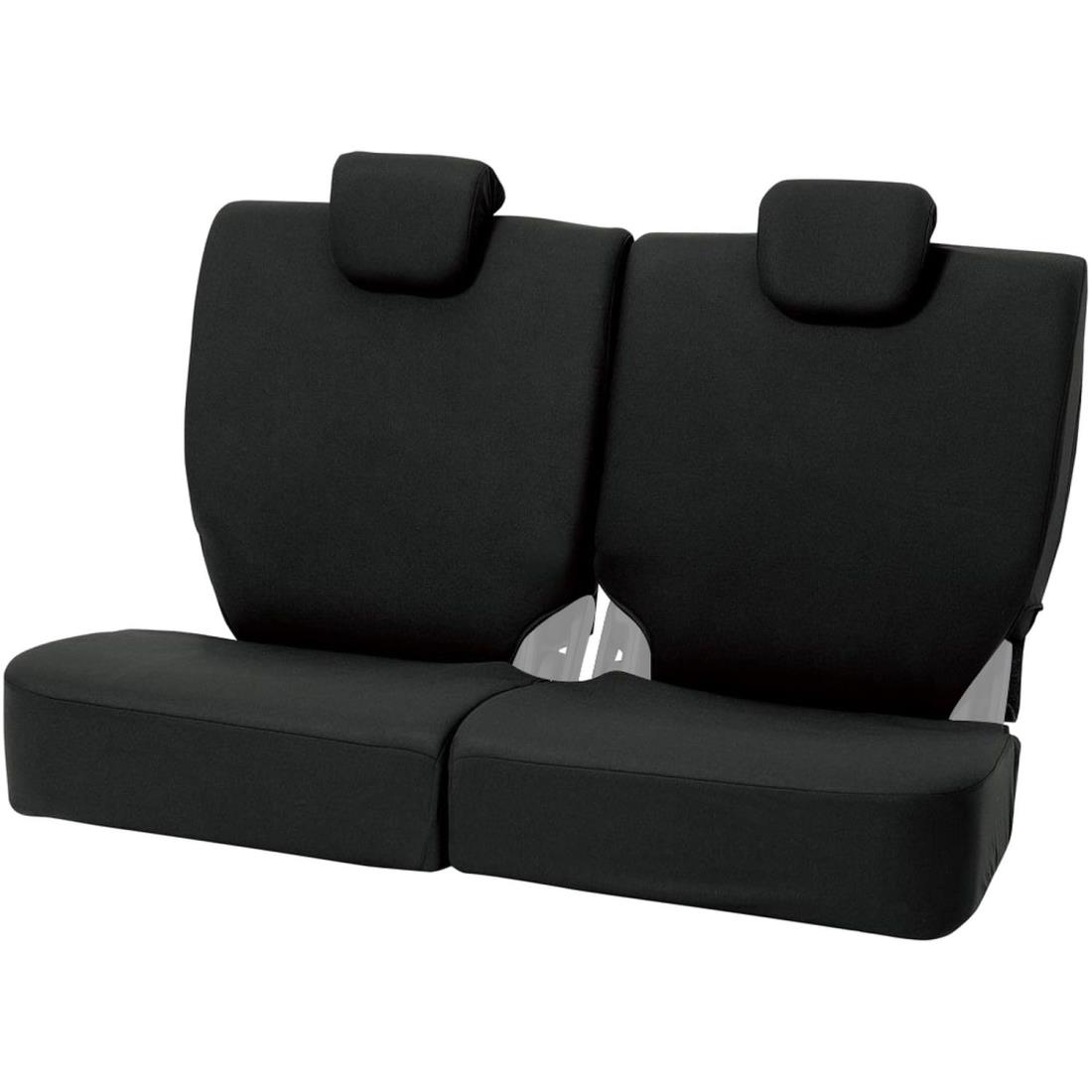 ボンフォーム(BONFORM) シートカバー カラードカバー 軽リヤ分割用 ブラック 4055-27-08