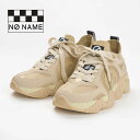 【10/2までポイントUP】レディース スニーカー NONAME ノーネーム KRAZEE-51418W クレイジー ボリュームソールスニーカー エコ サスティナブル 軽量 厚底 大人スニーカー ニットスニーカー
