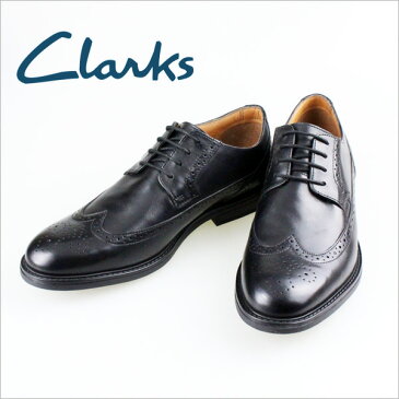 CLARKS　クラークス 送料無料 609E　ウイングチップ　ベックフィールドリミット　ブラック　メンズ　ドレスシューズ　ビジネスシューズ　抗菌防臭【最終特価】【クラークスアウトレット】【 最終セール】