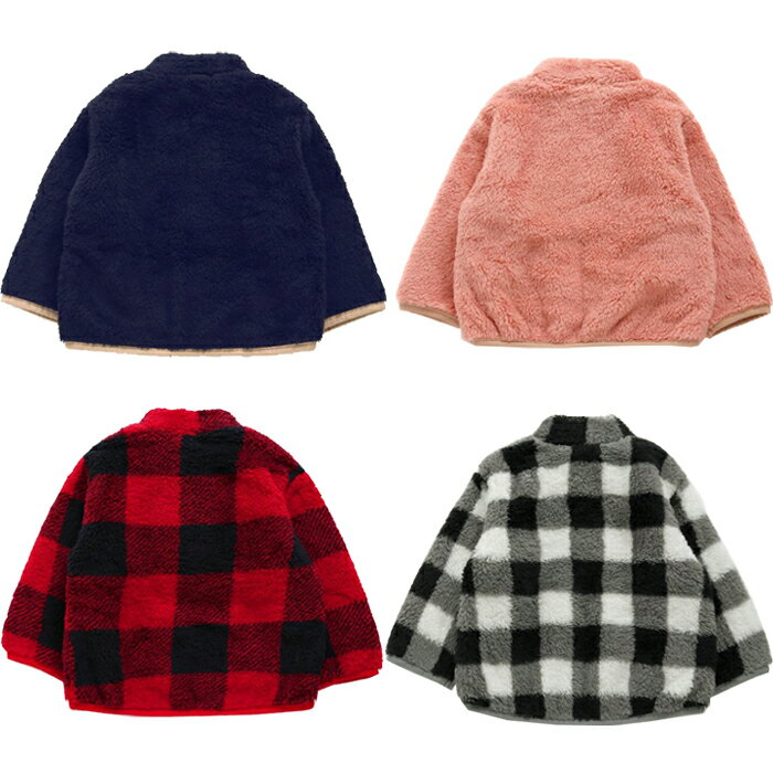 【35%off SALE】【ampersand アンパサンド】L504013◇ジップアップボアジャケット◇お外でも、お家でも色々なシーンで着用できる便利ジャケット！【ベビー＆キッズ服】×メール便不可 2