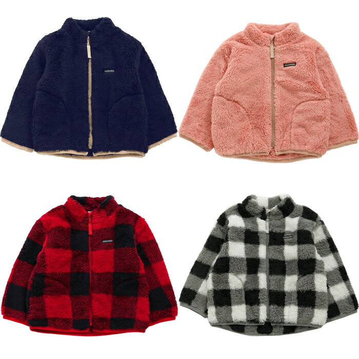 【35%off SALE】【ampersand アンパサンド】L504013◇ジップアップボアジャケット◇お外でも、お家でも色々なシーンで着用できる便利ジャケット！【ベビー＆キッズ服】×メール便不可 3