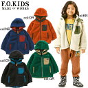 エフオーキッズ　ベビー服 【35%off SALE】【F.O.KIDS エフオーキッズ】R401023◇リバーシブルマウンテンジャケット◇フード取り外し可能！リバーシブルで楽しめる！【ベビー＆キッズ服】×メール便不可