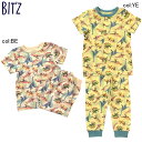 【40%off SALE】【ampersand アンパサンド】L258013◇リゾートダイナソー柄前あきパジャマ◇リゾートっぽい柄が夏らしい!長ズボンで冷え対策...