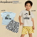 【30%off SALE】【ampersand アンパサンド】L358144◇PEANUTSコーディネートセット◇夏を感じられるプリント!上下別々に着まわしても...