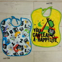 【50%off SALE】【BIT'Z ビッツ】B143026◇NEW食事用エプロン◇ねこさんがいっぱいのかわいいエプロン☆黄色と白色の二種類【ベビー&キッズ服...