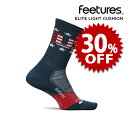 【セール中/新品】【限定モデル】フィーチャーズ/Feetures ELITE LIGHT CUSHION MINI CREW ランニングソックス[靴下 ソックス...