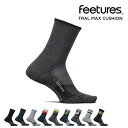 【3000円以上送料無料】フィーチャーズ/Feetures TRAIL MAX CUSHION MINI CREW ランニングソックス[靴下 ソックス レッグウェア メンズ レディース ミニクルー丈 スポーツ アスリート フィット…