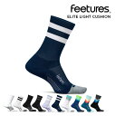 【3000円以上送料無料】フィーチャーズ/Feetures ELITE LIGHT CUSHION MINI CREW ランニングソックス 靴下 ソックス レッグウェア メンズ レディース ミニクルー丈 スポーツ アスリート フィット 快適 アメリカ