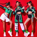 ジャズ ダンス衣装 セットアップ 女の子 緑系 へそ出し トップス 高校生 大学生 大人 ヒップホップ 韓国 k-pop ステージ衣装 チアリーダー チアガール...