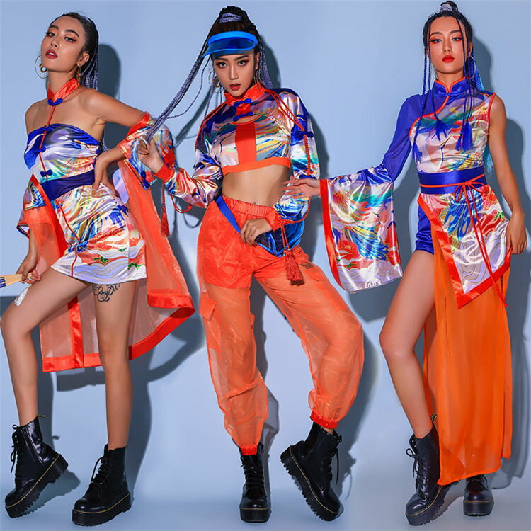 大人 ダンス衣装 セットアップ レディース へそ出し ヒップホップ ダンス衣装 k-pop 韓国 原宿系 ジャズ 衣装 セクシー ds演出服 夜店 DJ 上下 ダンスウェア JAZZ おしゃれ ヘソ出し 派手 演出服 練習着 団体 ダンスウェア S M L