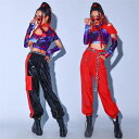 大人 ダンス衣装 セットアップ レディース へそ出し ヒップホップ ダンス衣装 k-pop 韓国 原宿系 ジャズ 衣装 ds演出服 夜店 DJ 上下セット ダン...