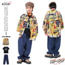 ダンス衣装 ヒップホップ キッズ tシャツ デニムパンツ 派手 長袖シャツ 男の子 女の子 ダンス衣装 k-pop ストリート ヒップホップ hiphop ジュ...