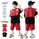 キッズダンス衣装 セットアップ ベスト パンツ Tシャツ ヒップホップ 2点セット 3点セット 上下セット 男の子 女の子 子供服 ヒップホップ チーム衣装 舞...