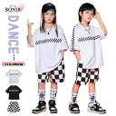 ヒップホップ キッズ ダンス衣装 セットアップ 原宿系 半袖 Tシャツ ダンス 衣装 キッズ ジャッズ 男の子 チェック柄 パンツ 女の子 ステージ衣装 応援団 ジャズダンス 子供 ジャッズ ストリート jazz 演出服 ダンスウェア ジュニア 110-180cm