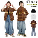 ダンス衣装 ヒップホップ キッズ Tシャツ デニムパンツ 派手 半袖シャツ 男の子 女の子 へそ出し ダンス衣装 k-pop ストリート ヒップホップ hiph...