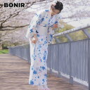浴衣 レディース ホワイト 花柄 きれいめ フリーサイズ レトロ オシャレ YUKATA 浴衣 作り帯 浴衣セット 寝巻き 部屋着 花火大会 櫻 夏祭りお出かけ...