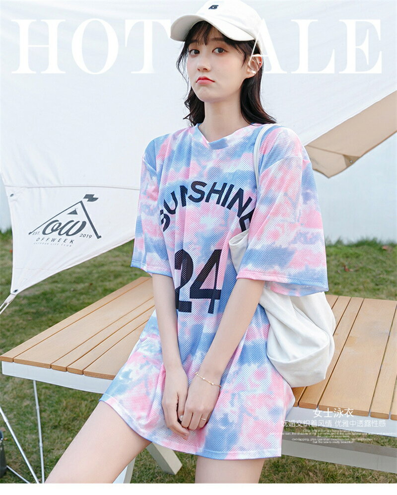 3点セット 水着 レディース メッシュTシャツ カジュアル スポーツウェア レディース 夏 涼しい 透け感 ファッション ゆったり 薄手 通気性 ジム ランニング アウトドア デイリー 普段使い おしゃれ ガールズ ストリート水着 速乾 UVカット 日焼け対策