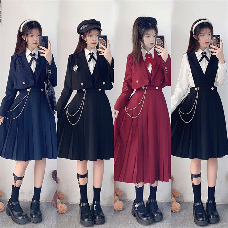 フォーマル スーツ 女子 卒服 制服 卒業式 5点セット 中