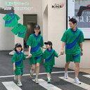 親子ペア 上下セット ポロシャツ 夏服 新作 ジャージ 可愛い セットアップ 半袖 polo tシャツ メンズ 襟付き カジュアル 男女兼用 親子ペアルック お...