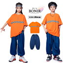 キッズダンス衣装 セットアップ 単品orセット ヒップホップ キッズ 男の子 女の子 ダンス衣装 デニムパンツ チェック柄 tシャツ 半袖トップス ジュニア ダンス 韓国 k-pop レッスン着 派手 B系 演出会 応援団 発表会 ファッション110 120 130 140 150 160 170 180