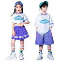 キッズダンス衣装 セットアップ tシャツ ショットパンツ スカート 単品orセット ダンス衣装 ヒップホップ チアリーダー 衣装 ジャズダンス ダンス衣装 HIPHOP 男の子 女の子 K-POP 応援団 体操服 ステージ衣装 演出服 チアリーディング 派手 ダンスウェア 110-180cm