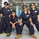 デニム つなぎ服 ダンス衣装 キッズダンス ヒップホップ 半袖 オールインワン ベルト 女の子 男の子 ストリート系 ガールズ ジャッズ 原宿系 ダンスウェア ...