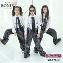 レーザー キッズダンス ダンス衣装 ヒップホップ 女の子 白 長袖 シャツ へそ出し ネクタイ 反射 シルク風 カーゴパンツ ズボン ストリート ガールズ ジャッズ 団体服 ダンスウェア 発表会 応援団 個性 可愛い jazz K-POP オシャレ 120-170