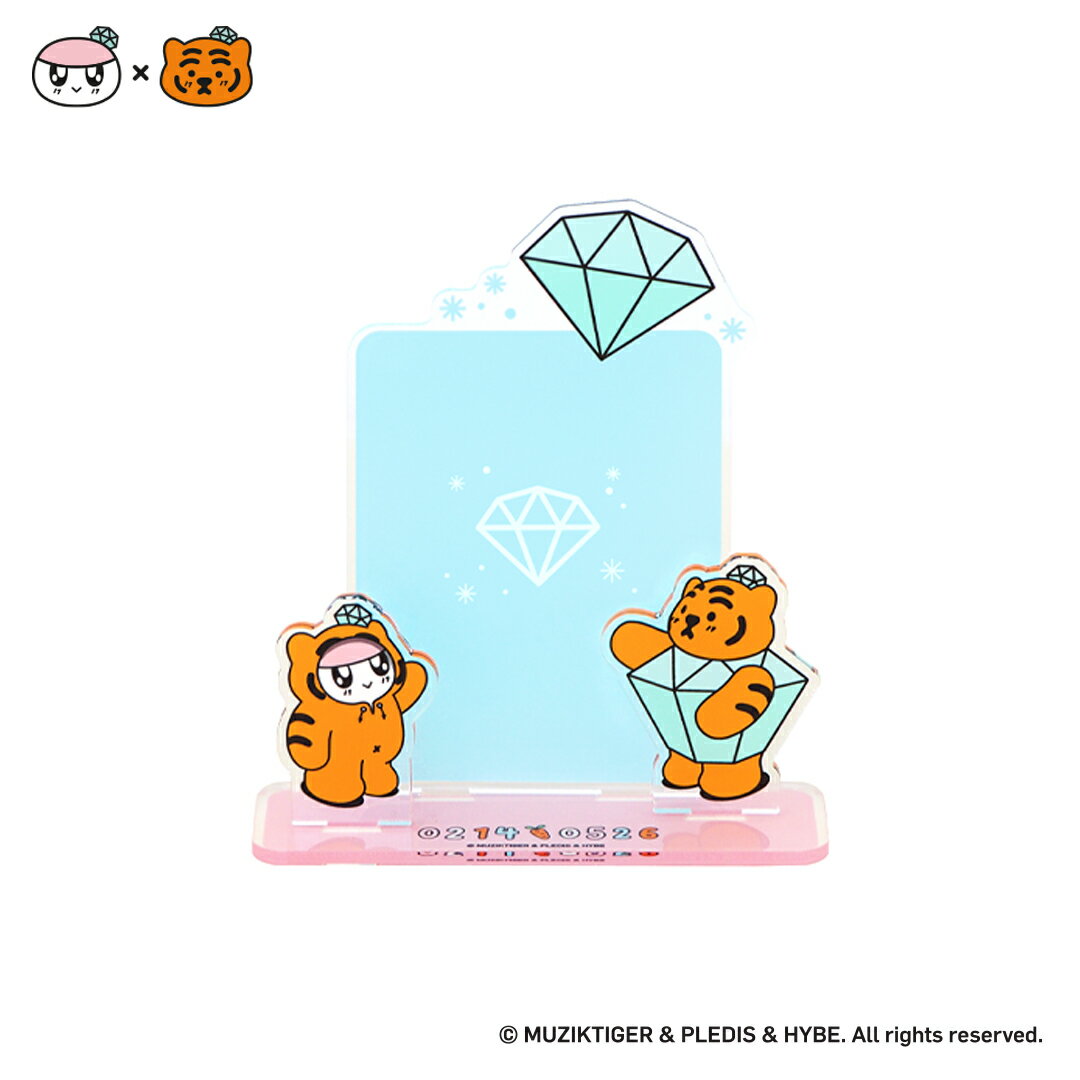 ソロモン商事【BONGBONGEE x MUZIK TIGER アクリルスタンド ACS_BBM_BM】ACRYLIC STAND アクスタ インテリア 置物 かわいい キャラクター BONGBONGEE MUZIKTIGER